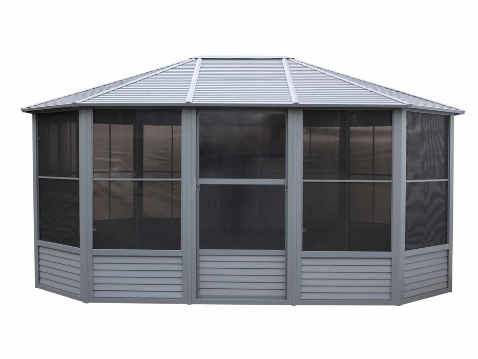 Gazebo Penguin 12x15 Solarium with Metal Roof - Patioscape Outdoors