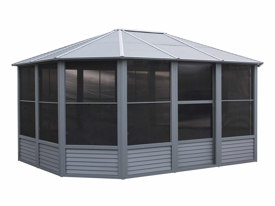 Gazebo Penguin 12x15 Solarium with Metal Roof - Patioscape Outdoors