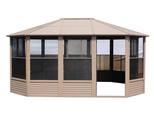 Gazebo Penguin 12x15 Solarium with Metal Roof - Patioscape Outdoors