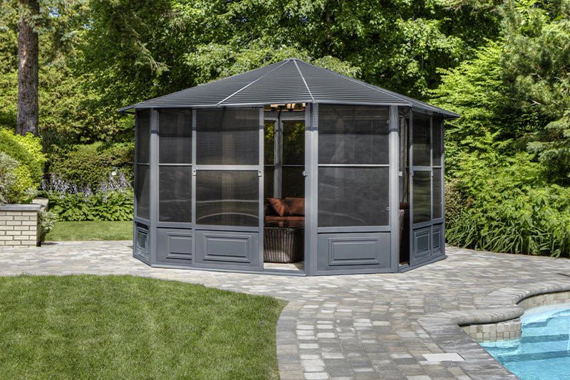 Gazebo Penguin Florence Solarium 12 ft. x 12 ft. - Patioscape Outdoors