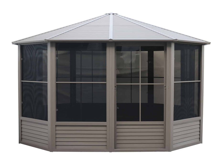 Gazebo Penguin Florence Solarium 12 ft. x 12 ft. - Patioscape Outdoors