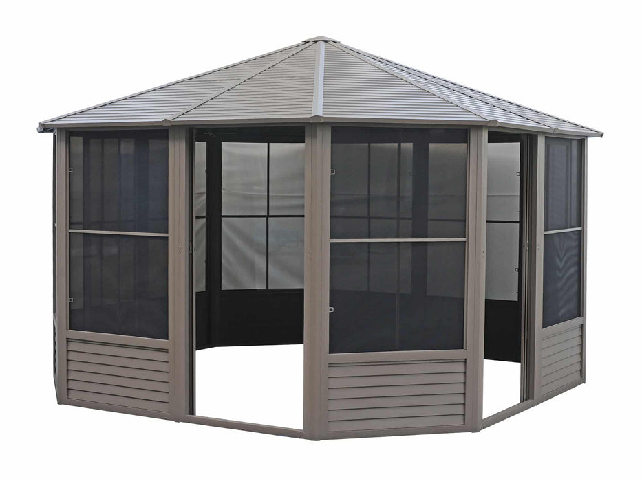 Gazebo Penguin Florence Solarium 12 ft. x 12 ft. - Patioscape Outdoors