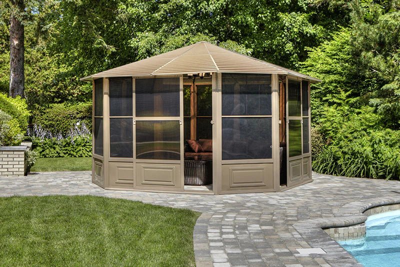 Gazebo Penguin Florence Solarium 12 ft. x 12 ft. - Patioscape Outdoors